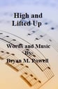 High and Lifted Up SATB/Unison choral sheet music cover